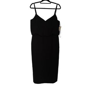NWT Dress the Population black cocktail dress xxl